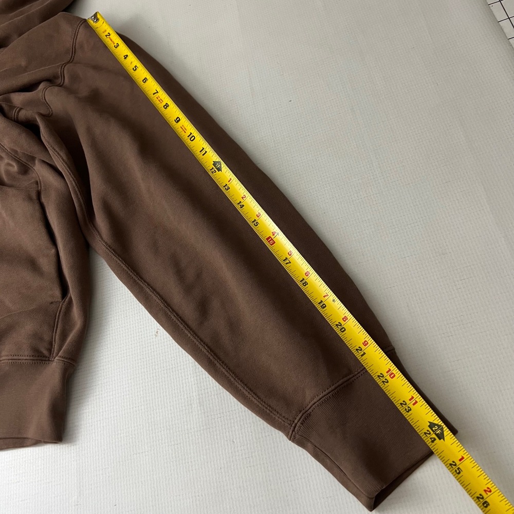 Uniqlo Hoodie Mens Medium Brown Long Sleeve Pullover - Picture 4 of 10